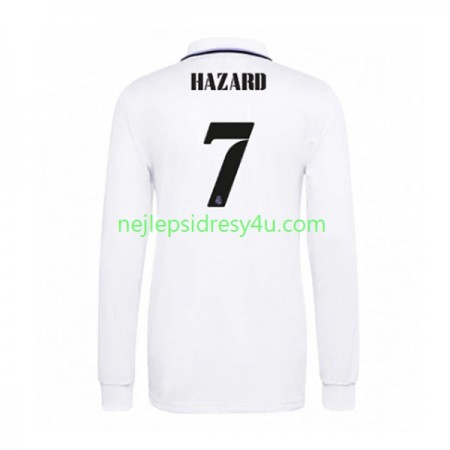Fotbalový Dres Real Madrid Eden Hazard 7 Domácí 2022/23 Dlouhý Rukáv